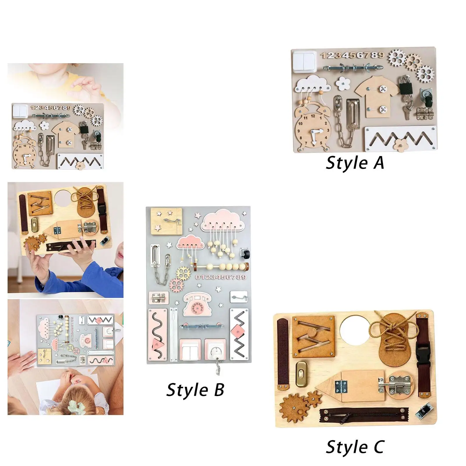 Игрушка Монтессори доска для занятий игрушка путешествий когнитивная развития