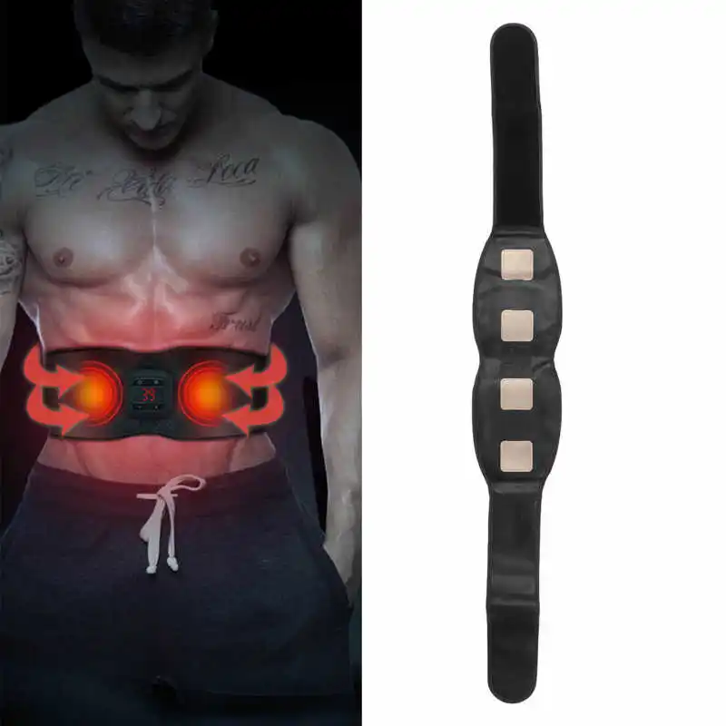 

Slimming Rechargeable EMS Fitness Belt Abdominal Muscle Stimulator Electrode Slimming Trainer Belt Fat Burner