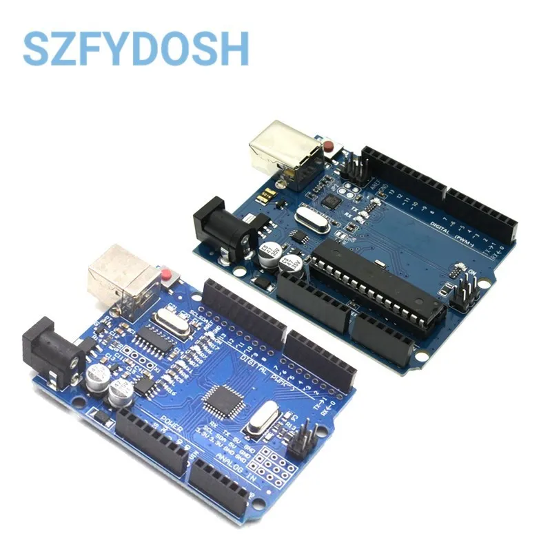 Для UNO R3 MEGA328P CH340 CH340G ATMEGA16U2 + чип MEGA328P для Arduino UNO R3 макетная плата + USB кабель IC модуль Комплект «сделай сам»