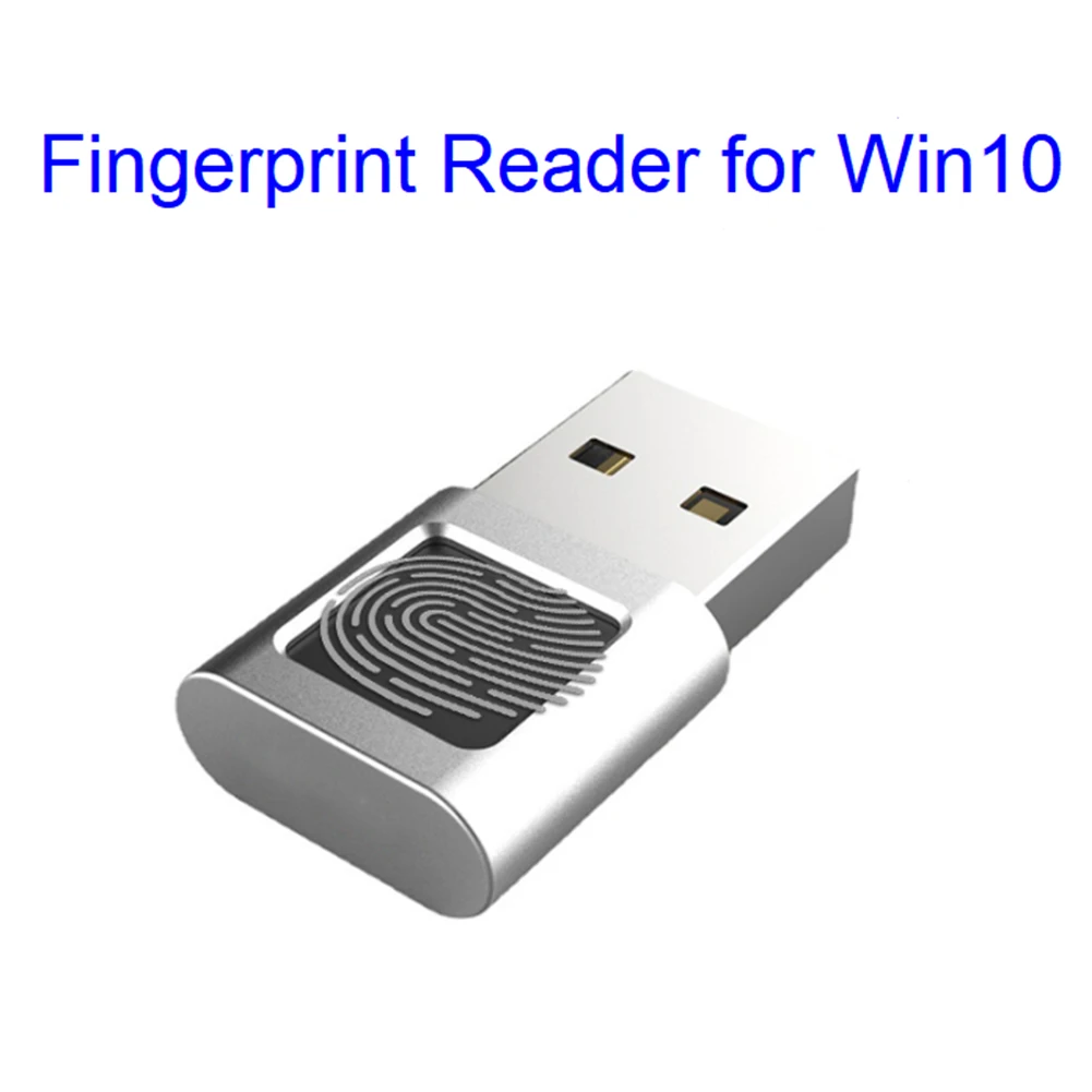 

USB Fingerprint Reader Module for Windows 7 8 10 11 Hello, Biometric Scanner Padlock Password-Free Login/Sign-in Unlock Module