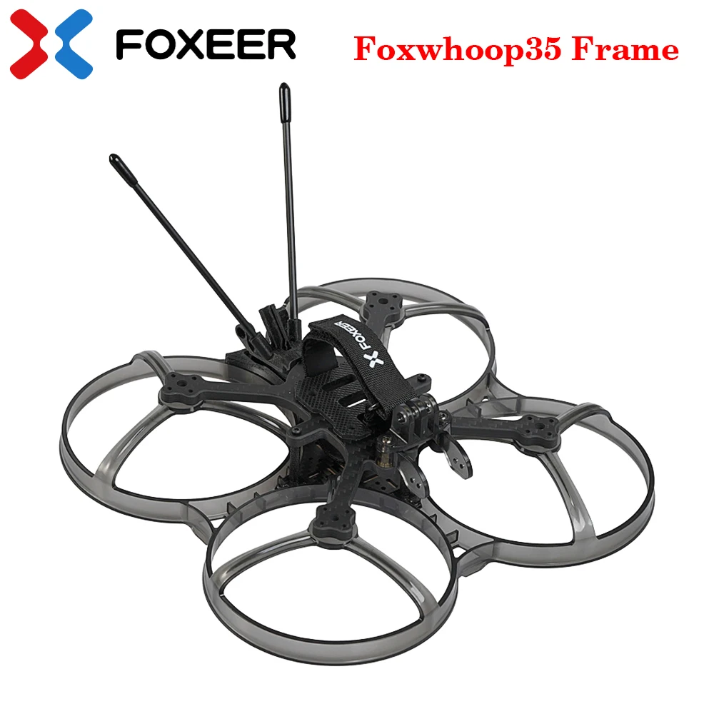 FOXEER Foxwhoop35 Cinewhoop Рама 142 мм 3 5 дюйма T700 Карбон с шелковистым покрытием Небьющаяся