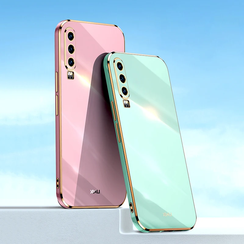 luxury plating silicone case for huawei honor 20 p30 p20 p40 pro nova 5t lite honor20 20pro phone soft tpu bumper full covers on free global shipping