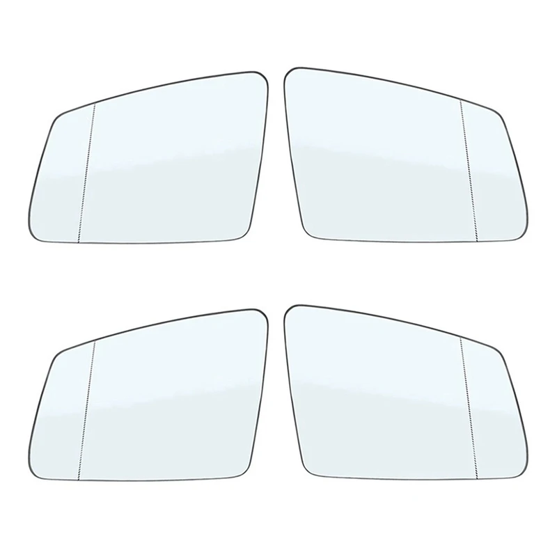 

Стекло для зеркала заднего вида с правой и левой стороны, 4 шт., объектив 2128100521 2128100621 для Mercedes-Benz A B C E S GLA GLK W204 W212 W221
