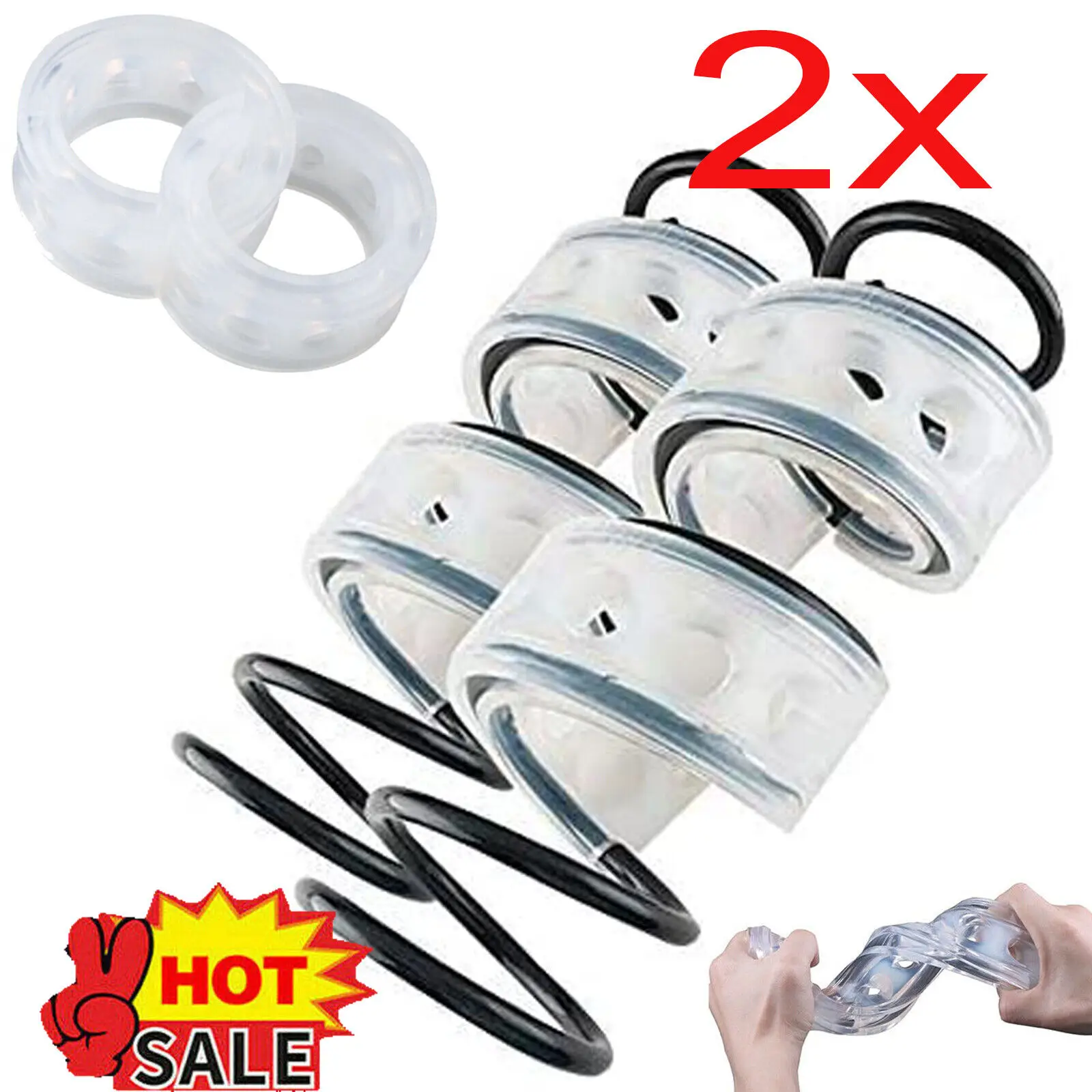 2 шт. пружинный бампер для автомобиля Тип D