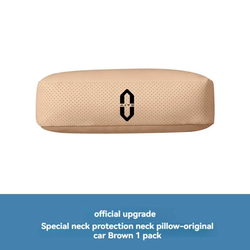 Мягкая подушка для шеи на подголовник автомобиля, дышащая защитная подушка с логотипом для Huawei Aito M5 M7 M9