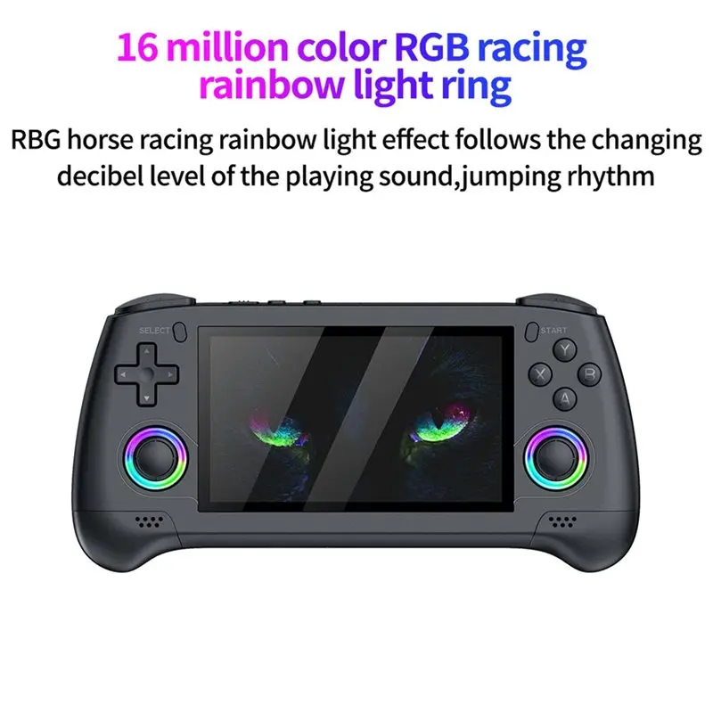 Фото Портативная игровая консоль ABZZ-M30 с 4,3-дюймовым RGB-джойстиком, 3D-геймпадом, поддержкой LINUX и 30 эмуляторов B №3