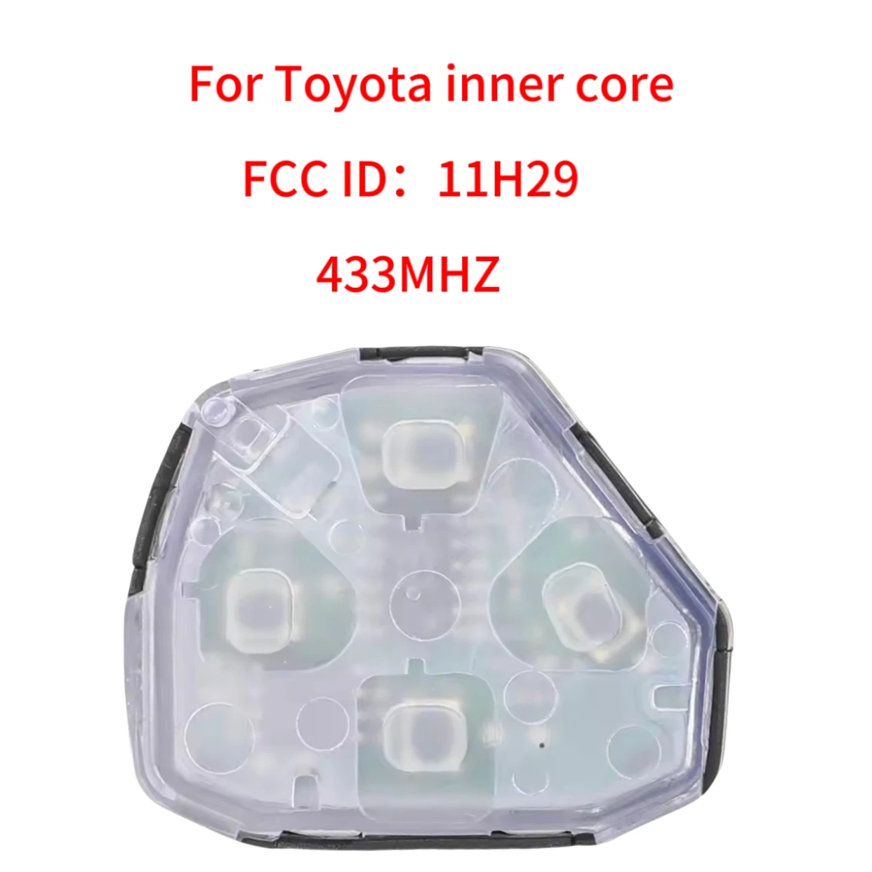 Фото Jingxin FCC:11H29 для Toyota RAV4 Corolla Europe 2006 2007 2008 2009 2010 2 кнопки умный дистанционный автомобильный брелок 433 МГц 4D67/G чип №3