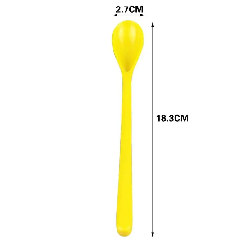 1 шт. десертные ложки с длинной пластиковой ручкой | Дом и сад