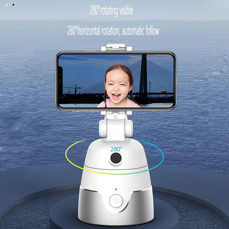 

Rotation Face Tracking Selfie Stick Object Tracking Holder Camera Gimbal for Photo Vlog Live Video Record