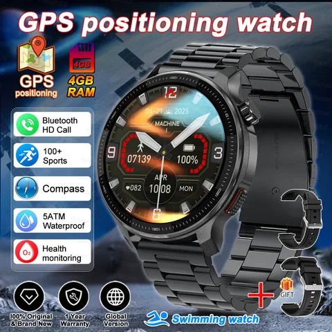 2026 Умные часы водонепроницаемые 4 ГБ