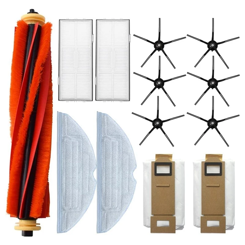 

Насадка на швабру, основная щетка, фильтр НЕРА, пылесборник для Xiaomi Roborock S7, S70, S75, S7 Max, S7, Maxv, T7S, аксессуары для роботов