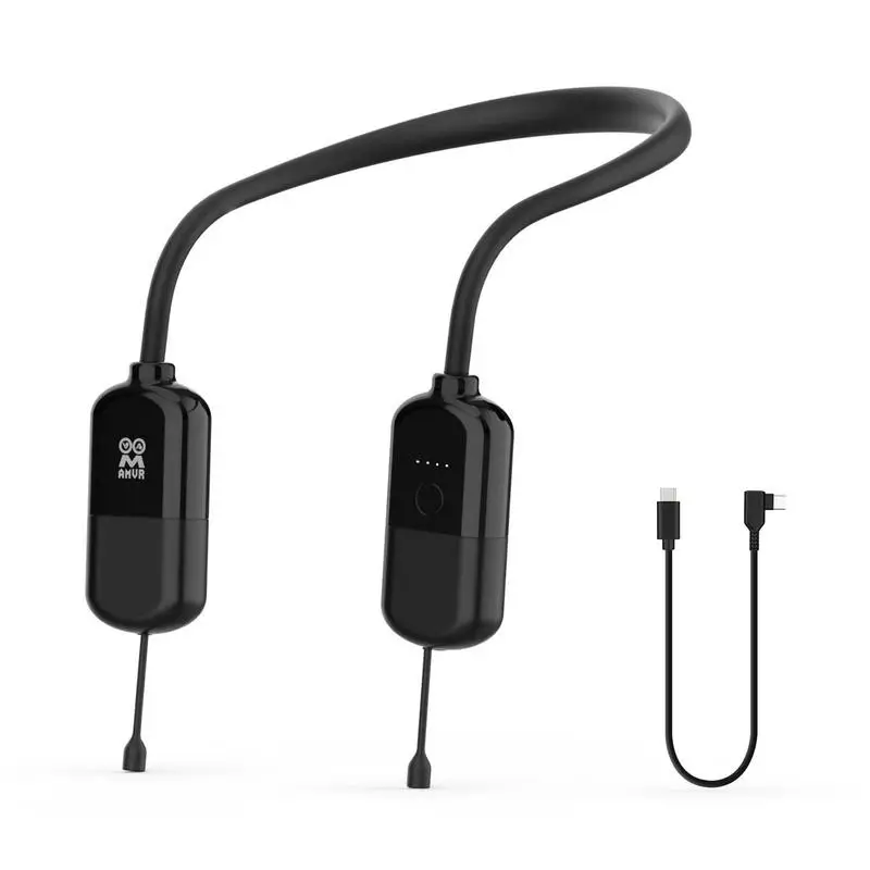 

Portable Battery Pack For Headset Neck Hanging VR Headset Power Bank 8000mAh With USB C Charger Fast Charging For Headset