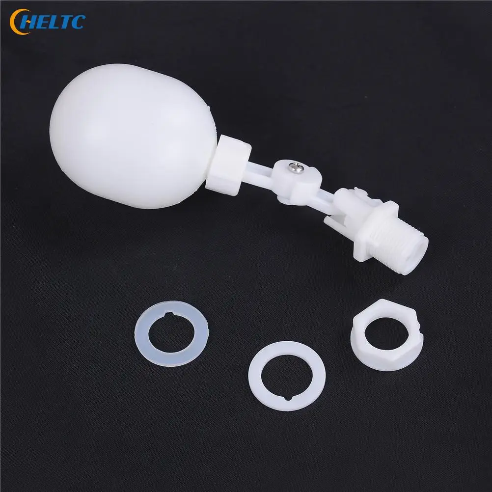 

1PCS 3/8" Adjustable Mini Plastic Float Valve Ball Aquarium Control Safety Check Switch for Water Tower Tank