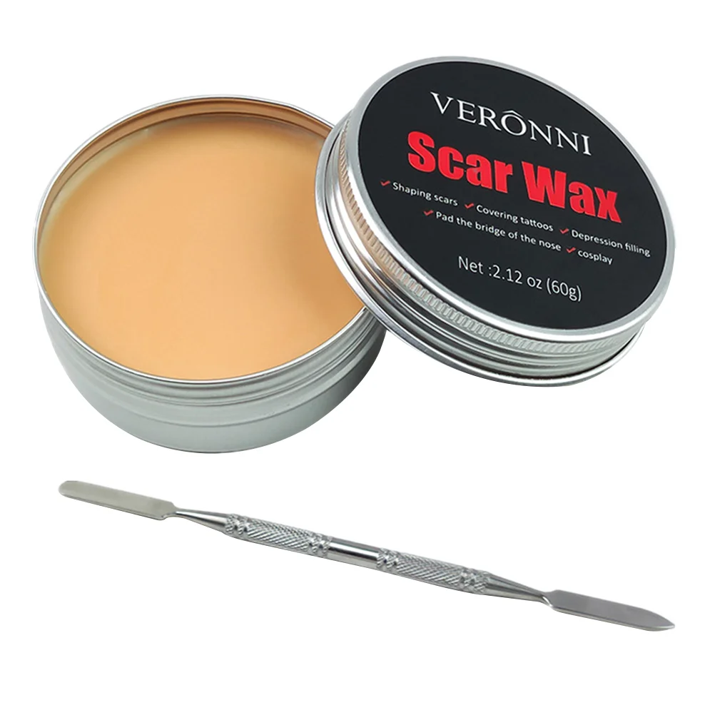 60g Special Effects Skin Wax Fake Scars Makeup Wound with Spatula |