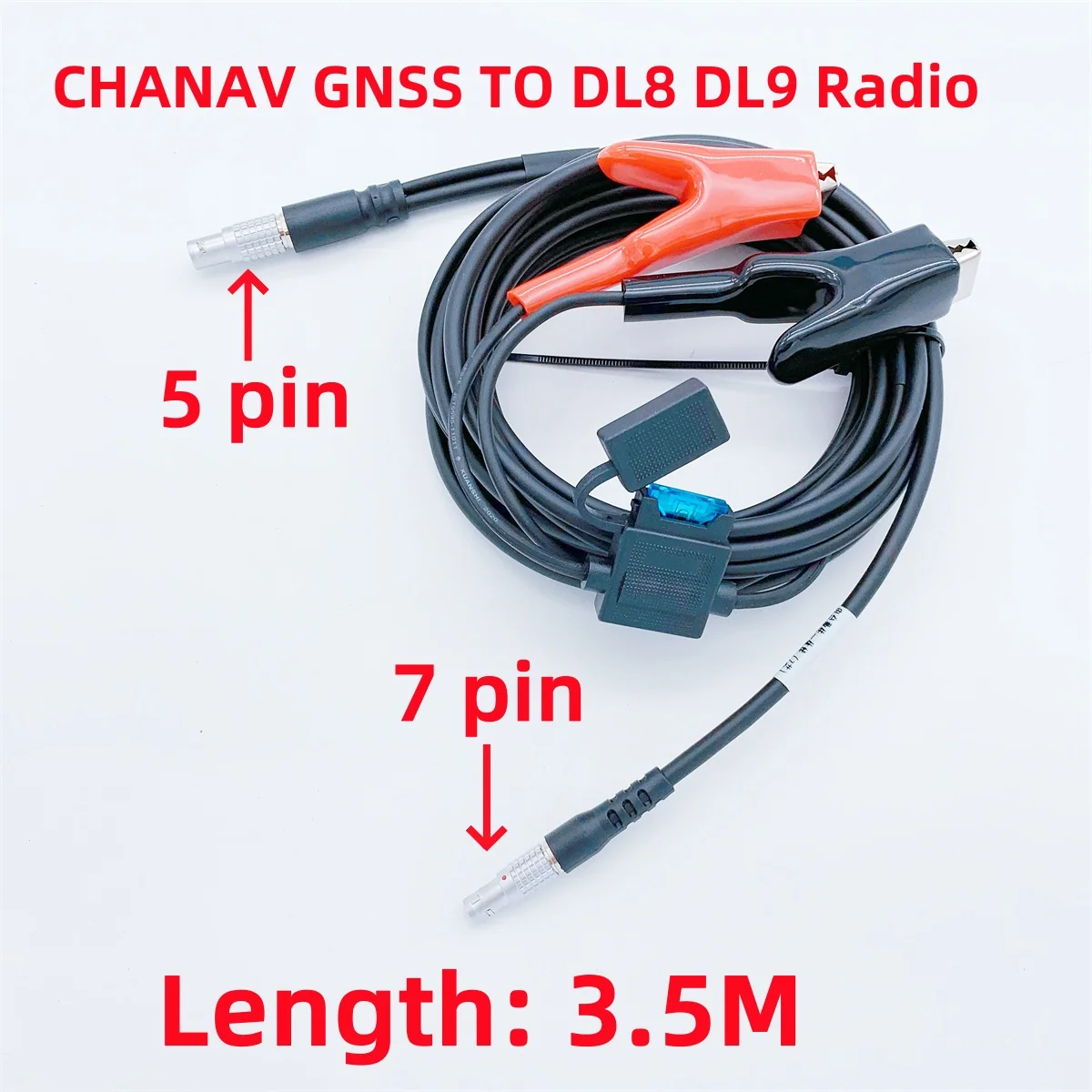

Кабель CHC GNSS RTK DL8 DL9 Кабель внешнего радио, совместимый с i80 i50 i70 i80 X10 X9 X12 T6 T7 EFIX F7 к DL8 DL9 радио