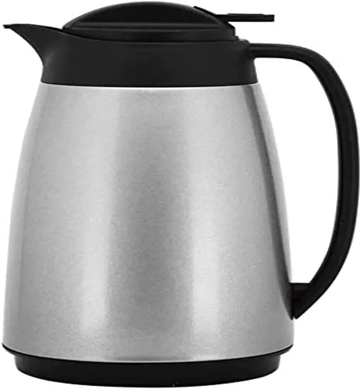 

Premium Stainless Steel Thermal Bottle with Glass Ampoule 1 Litre - Office Thermos Bottle Insulation Kettle Hot Water Thermos Po