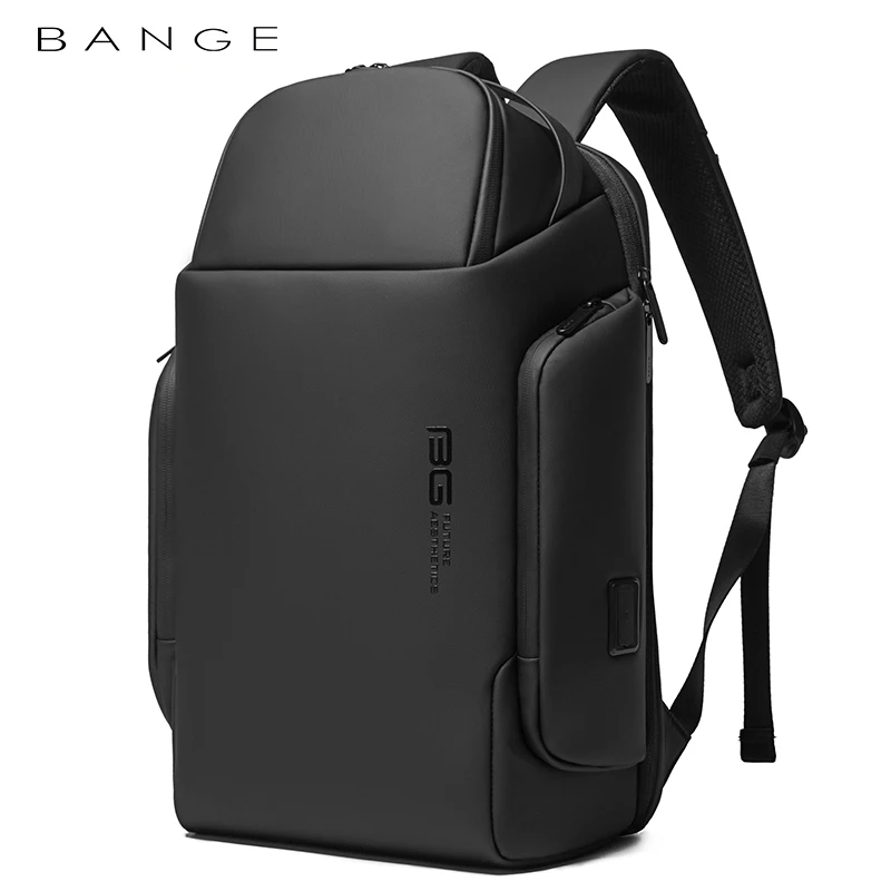 Bange 2021 New Anti-thief Fashion Men Backpack Multifunctional Waterproof 15.6 inch Laptop Bag Man USB Charging Travel Bag