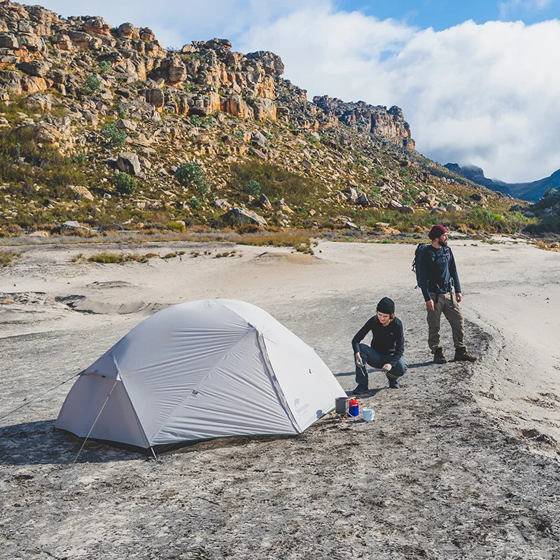Naturehike Mongar Водонепроницаемый 3 сезона 20D нейлоновая двухслойная палатка для