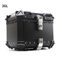 36l motorcycle rear trunk luggage case quick release tail box waterproof storage box for honda suzuki kawasaki yamaha