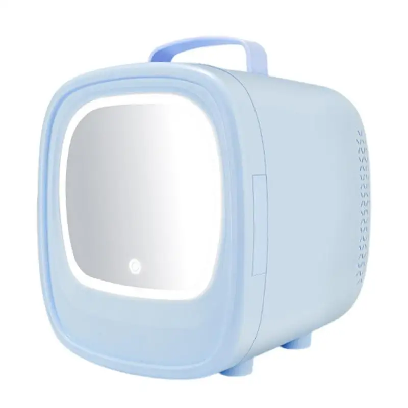 

Холодильник для красоты с подсветкой, портативный мини-холодильник для ухода за кожей 6 л, портативный мини-холодильник для грузовика, внедорожника, фургона, автомобиля, офиса