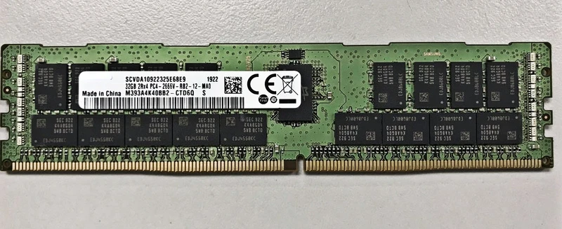 

RAM 32G DDR4 2666 REG Server Memory M393A4K40CB2-CTD6Q