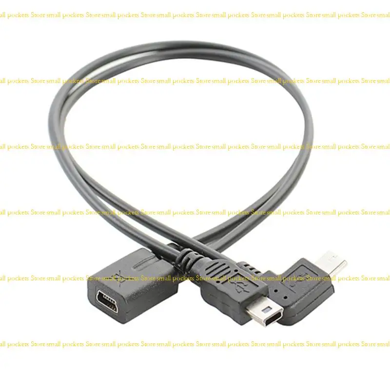 Фото R1WD Мини-USB-разветвитель кабель «мама» на 5-контактный разъем «папа» микро-папа зарядный кабель №4