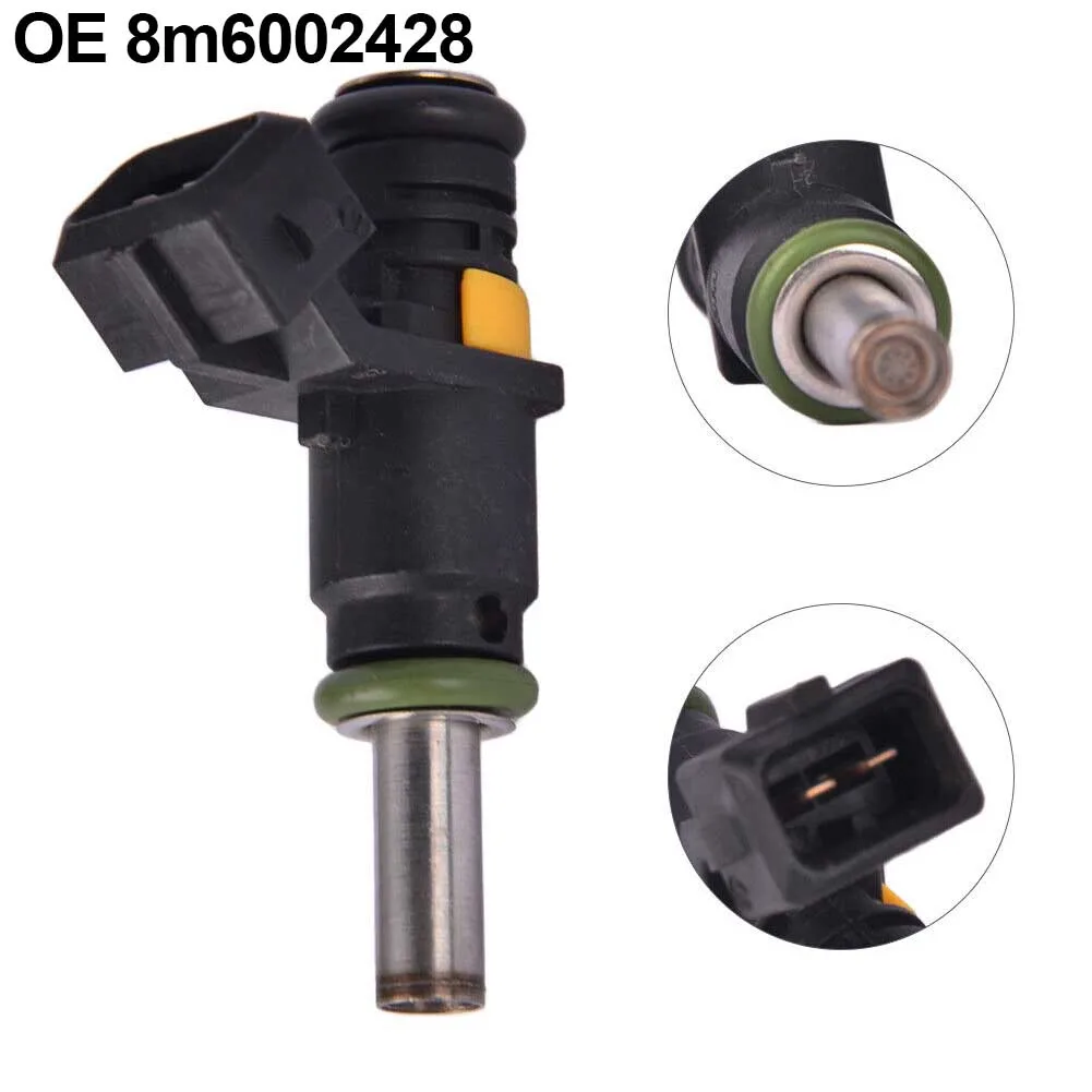 Boat Engine Fuel Injector 1 Pcs 8M6002428 Black Direct Replacement Outboard 150HP Fit Mercury Quicksilver