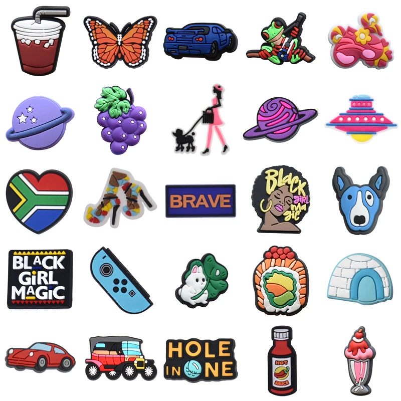 

Boy Gifts Decorations for Crocs Para Pins Men Women Charm Shoe Charms Wholesale Bulk Packs Girl Kids Set Jeans Shoes Accessories
