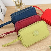 sale 1pc unisex canvas coin bag purse women solid coin money card holder wallet case zipper key storage pouch for kid girl gift