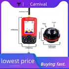 Портативный рыболокатор с ЖК-дисплеем, беспроводной ручной эхолот, датчик глубины обнаружения рыбы, рыболовное снаряжение