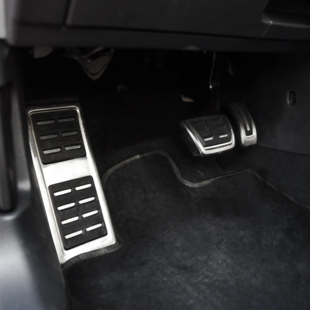 Крышка автомобильной педали LHD для Audi A1 2012-2022 защитные накладки из нержавеющей