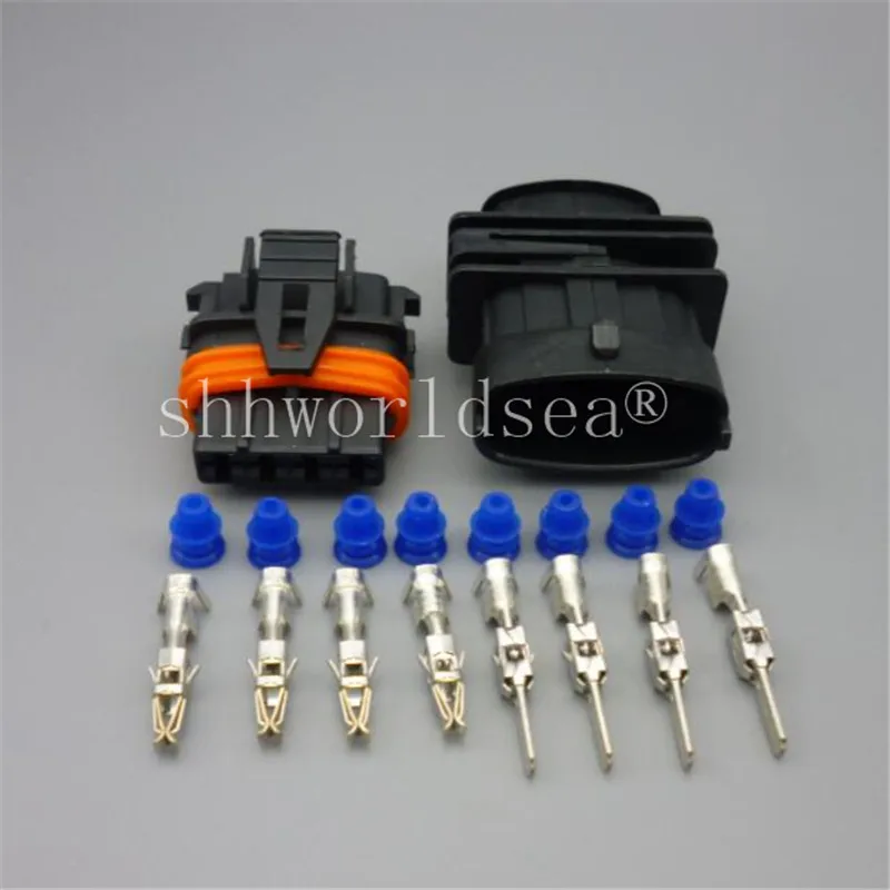 

Shhworldsea 1 компл. 4-контактная катушка зажигания автомобиля серии 3,5, комплект высокого напряжения, жгут проводов, водонепроницаемая розетка 1928404745 368162-1