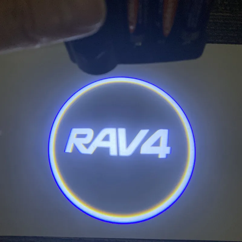 

Led Car Door Projector Welcome Light Ghost Shadow Luces Logo Lamp For Toyota RAV4 2013-2015 2016 2017 2018 2019 2020 Accessories