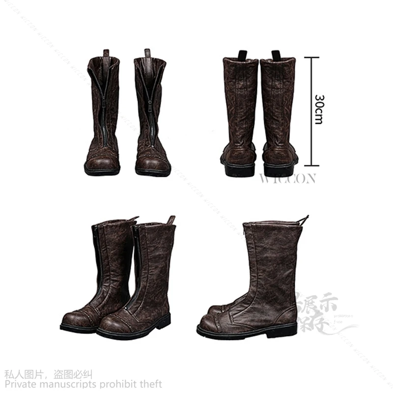 Одежда для вечеринки Фэнтези FF7 Косплей-наряд из искусственной кожи костюм на