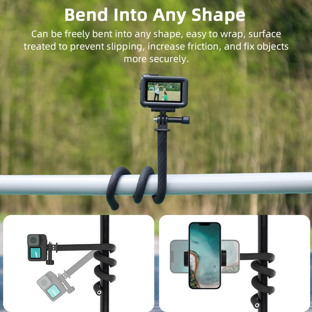 Крепление для экшн-камеры гибкое с 1/4-дюймовым винтовым отверстием держатель