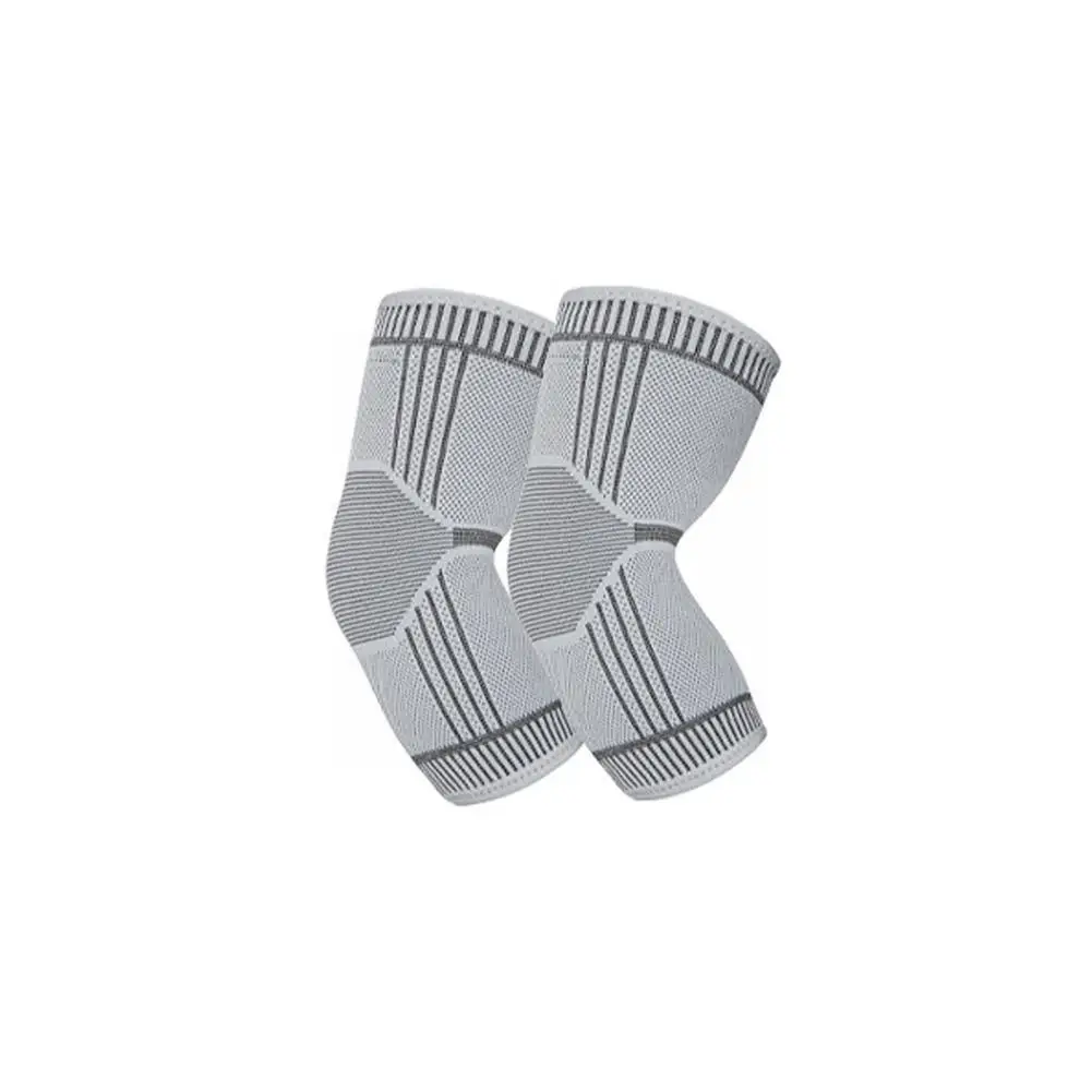 

1pair Graphene Elbow Pads Sports Safety Knee Pad Elastic Fitness Volleyball Basketball Absorb Brace Breathable Sweat Adult M5G9