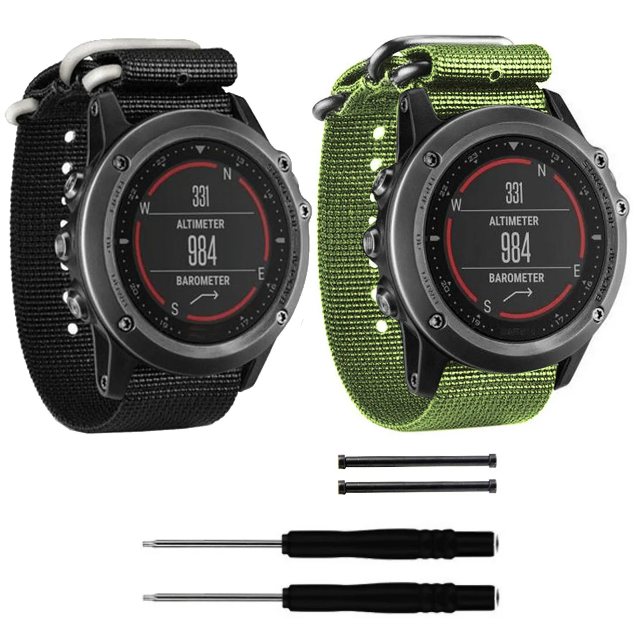 Ремешок для наручных часов Garmin Fenix 6X 5X 3X 3 HR Pro спуск Mk 1 2 нейлоновый браслет 26 мм -