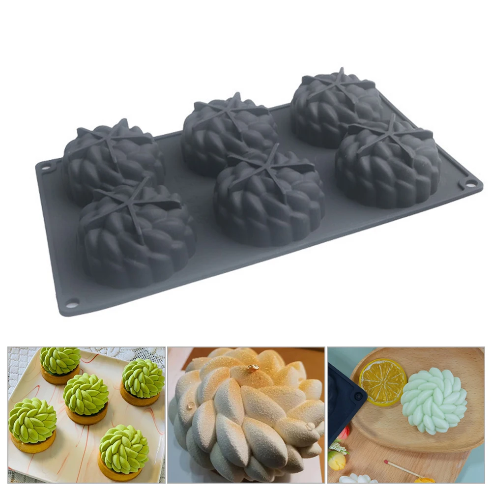 

Silicone Mold French Santa Ana Flowers Mousse for DIY Soap Jelly Pastry Dessert Cake Tools Baking Pan Bakeware Kitchen Tool