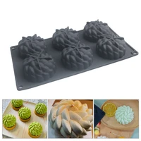 silicone mold french santa ana flowers mousse for diy soap jelly pastry dessert cake tools baking pan bakeware kitchen tool