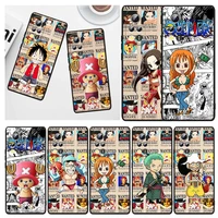 poster anime one piece for honor 60 50 30 30i 30s v30 x30i x20 10x x10 play 5t pro plus lite se 5g black phone case capa