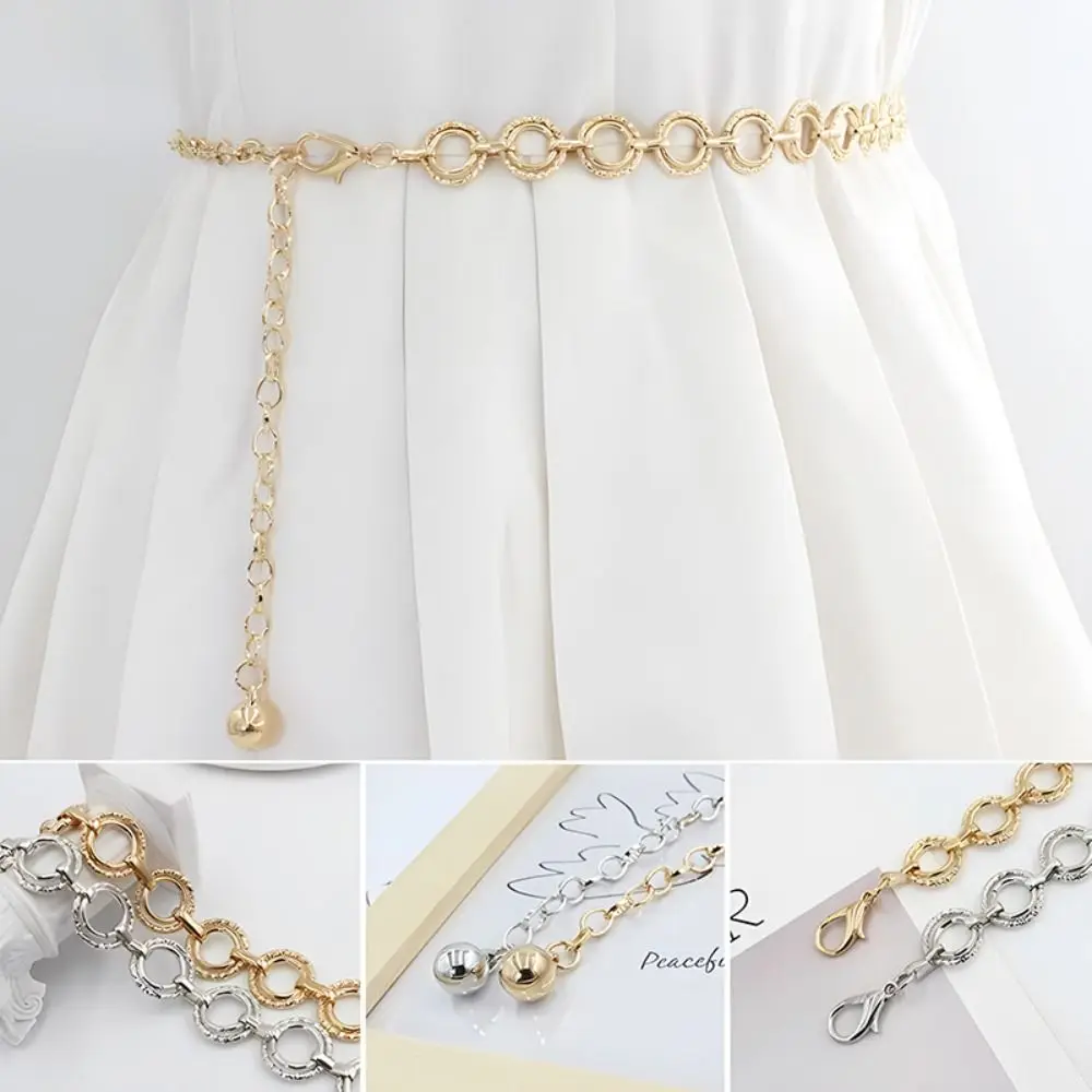 Декор платья в богемном стиле полая поясная цепочка регулируемая универсальная