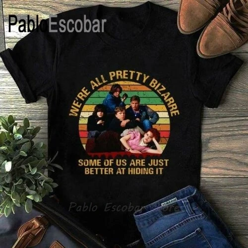 

The Breakfast Club We're All Pretty Bizarre T Shirt Black Cotton Men S-Cool Casual pride t shirt men Unisex Fashion tshirt