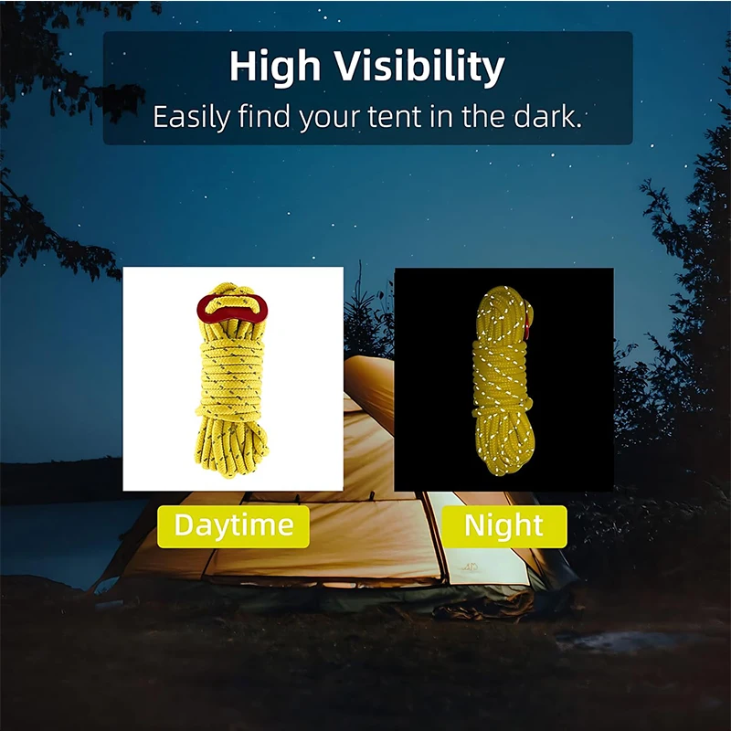 4 шт. натяжитель ветровой веревки для палатки светоотражающий ремешок кемпинга