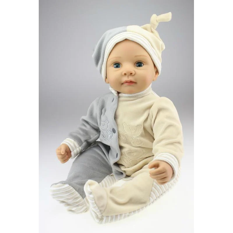 

Reborn Baby Doll 55cm Simulation Baby Doll Simulation Baby Soft Rubber Doll Wedding Press Wedding Doll