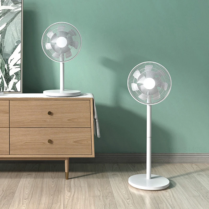 Вентилятор напольный электрический XIAOMI MIJIA Smart Standing DC Frequency Conversion Fans 2/2Pro c 12 лопастями и дальностью подачи воздуха до 14 м.