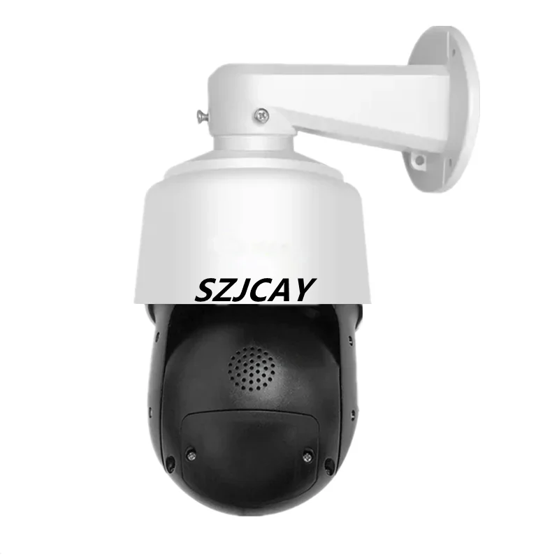 Фото SZJCAY Полноцветный дворник sony415 8MP 4k Wi-Fi камера, наружный 9-кратный зум, отслеживание людей, видеонаблюдение, PTZ-камера, двустороннее аудио, 5 МП №2
