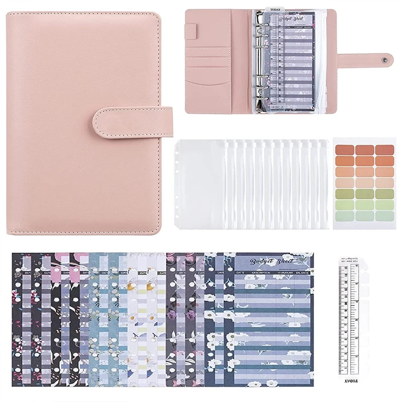 

47 Budget Binders With Cash Envelopes, Binder Pockets, Budget Sheets, Ruler,For Budget Binders, Cash Budget Manager