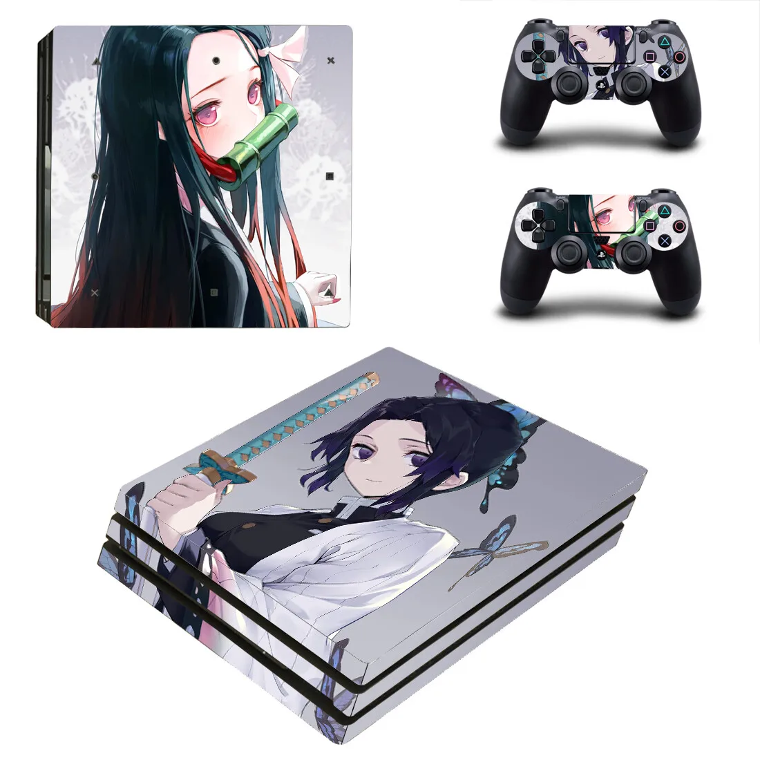 

Demon Style PS4 Pro Skin Sticker for Sony Playstation 4 Pro Console & 2 Controllers Decal Vinyl Protective Skins Style 1
