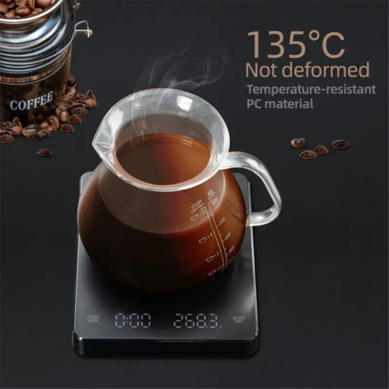 

Smart Kitchen Scale 3kg/0.1g Hand-held Drip Coffee Scale Led Digital Electronic Scales For Home Kitchen Accessories Usb Timing