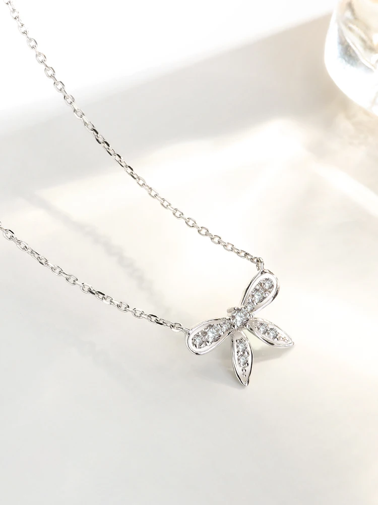 

XL03 High Quality Original Cute Austrian Goose Gemstone Pendant Necklace for Jewelry Ladies Jewelry Sterling Silver Necklace